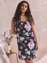 Black/White Floral Slip - Image 1 of 7