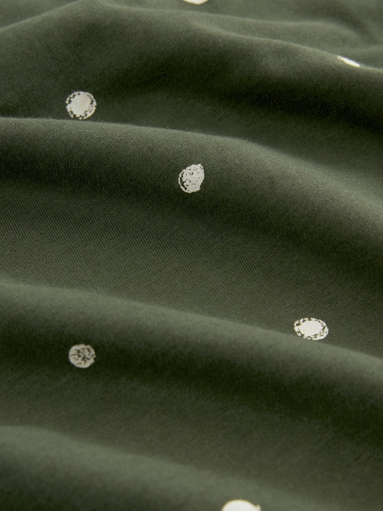 Khaki Spot 100% Cotton Slip Nightie - Image 7 of 7