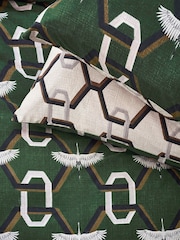 Furn Green Avalon Geometric Reversible Duvet Cover Set - Image 4 of 4