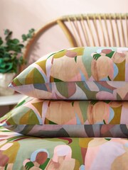 Furn Pink Self Love Abstract Reversible Duvet Cover Set - Image 3 of 4