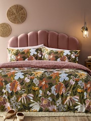 Furn Green Asterea Floral Reversible Duvet Cover Set - Image 2 of 4