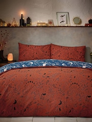 Furn Orange Witchy Vibes Reversible Duvet Cover Set - Image 1 of 4