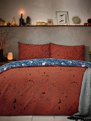Furn Orange Witchy Vibes Reversible Duvet Cover Set - Image 4 of 4