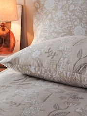 Furn Grey Nook Brushed 100% Cotton Reversible Duvet Cover Set - Image 4 of 4