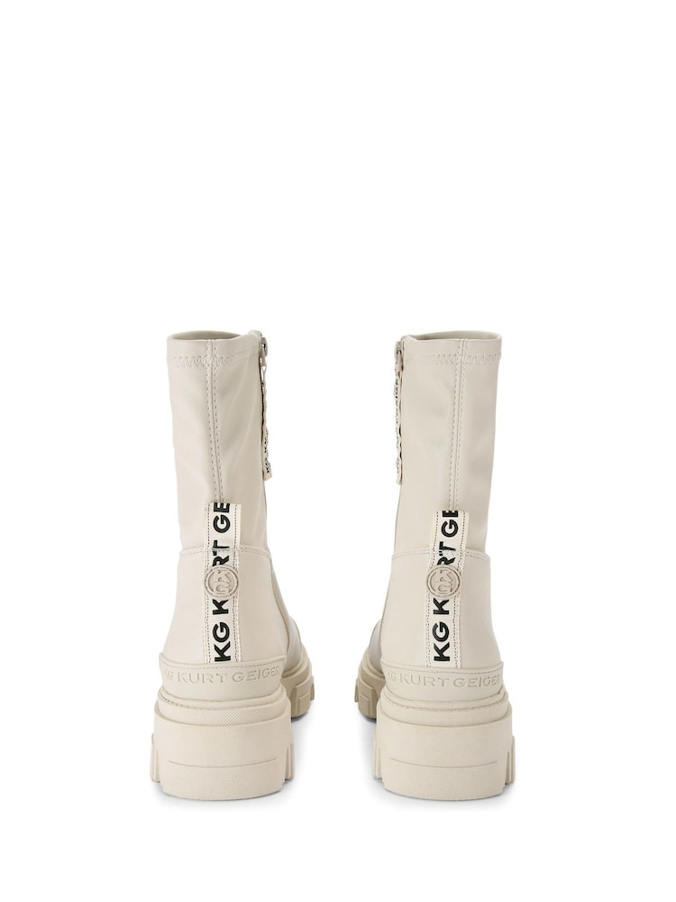 KG Kurt Geiger Black Vegan Trekker Sock Boots - Image 2 of 5