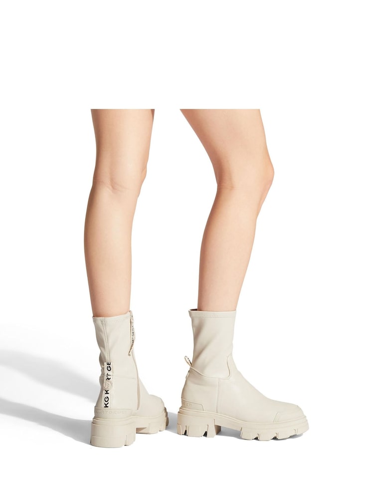 KG Kurt Geiger Black Vegan Trekker Sock Boots - Image 5 of 5