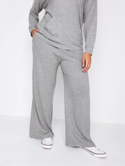 M&Co Grey Soft Touch Wide Leg Trousers - Image 2 of 5