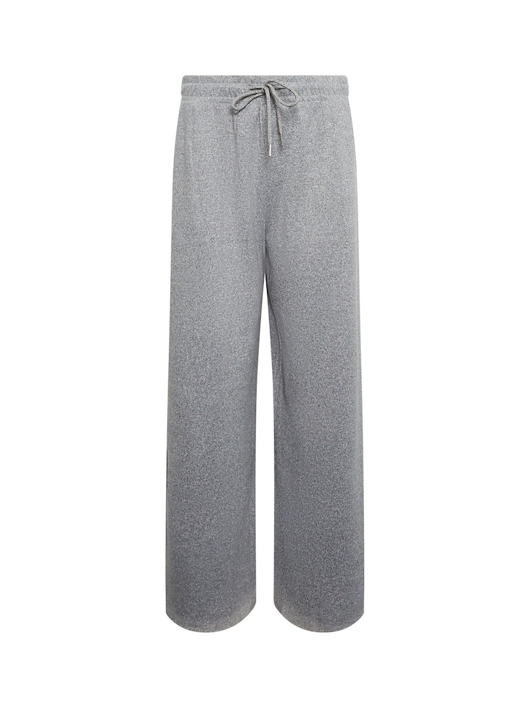 M&Co Grey Soft Touch Wide Leg Trousers - Image 5 of 5