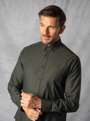 Lakeland Clothing Green Max Cotton Oxford Shirt - Image 2 of 7