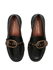 Kurt Geiger London Mayfair Chunky Black Loafers - Image 5 of 5