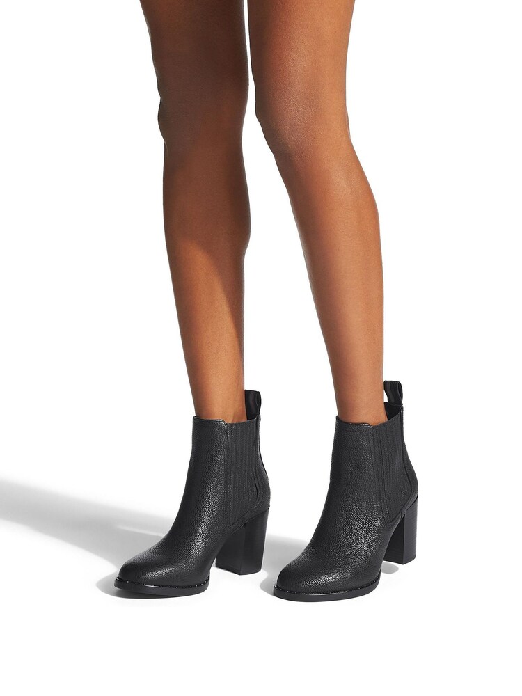 Kurt Geiger London Heritage Block Heel Black Boots - Image 1 of 5