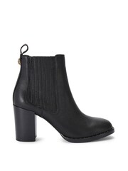Kurt Geiger London Heritage Block Heel Black Boots - Image 2 of 5