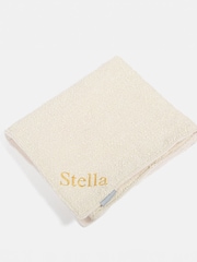 Lords and Labradors Ivory Dog & Puppy Boucle Blanket - Image 5 of 6