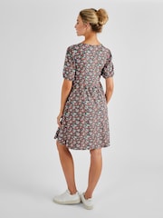 JoJo Maman Bébé Black Floral Dress - Image 3 of 5