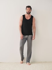 Black 2 Pack Signature Bamboo Vests - Image 2 of 9