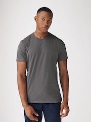 Rich Green/Blue/Orange/Grey Slim Fit 100% Cotton Underwear T-Shirts 5 Pack - Image 4 of 15