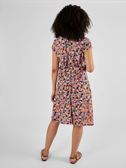 JoJo Maman Bébé Multi Floral Maternity Shirt Dress With Tie - Image 3 of 5