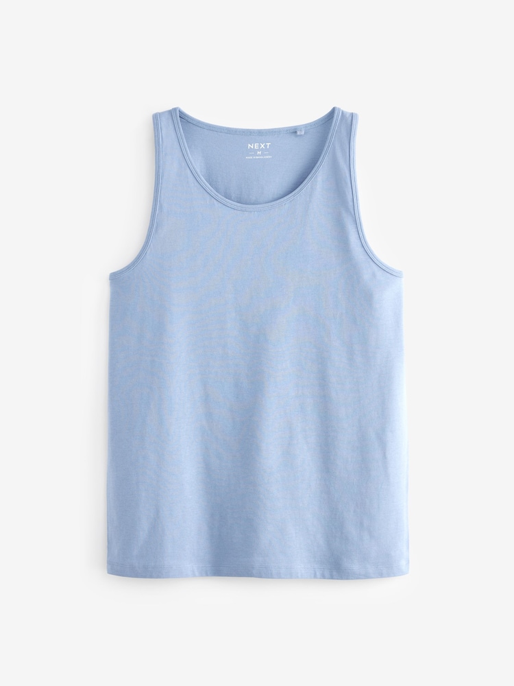 Light Blue / Green / Neutral Vests 5 Pack - Image 2 of 13