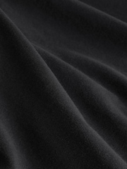 Black Slim Fit 100% Cotton Layering T-Shirt - Image 4 of 5