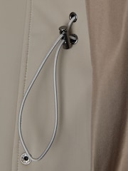 Reiss Taupe Dublin Water Repellent Removable Hooded Coat - Image 10 of 10