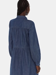 Whistles Blue Winnie Chambray Denim Dress - Image 2 of 5