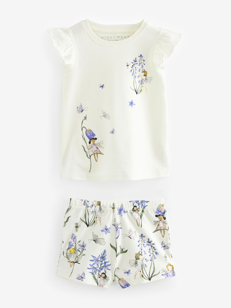 Blue/White Short Pyjamas 3 Pack (9mths-10yrs) - Image 3 of 6