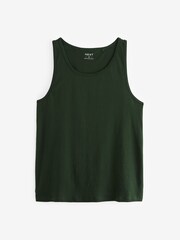 Rich Red/Green/Blue 100% Cotton Vests 5 Pack - Image 10 of 16
