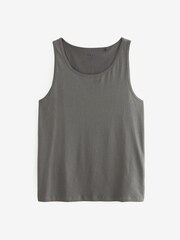 Rich Red/Green/Blue 100% Cotton Vests 5 Pack - Image 13 of 16