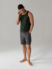 Rich Red/Green/Blue 100% Cotton Vests 5 Pack - Image 4 of 16