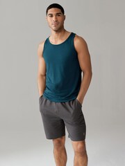 Rich Red/Green/Blue 100% Cotton Vests 5 Pack - Image 5 of 16