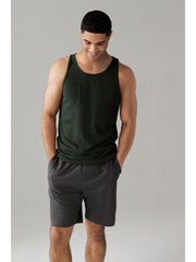 Rich Red/Green/Blue 100% Cotton Vests 5 Pack - Image 7 of 16
