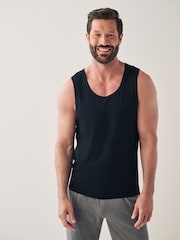 Black 5 Pack Signature Bamboo Vests - Image 1 of 8