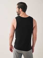 Black 5 Pack Signature Bamboo Vests - Image 3 of 8