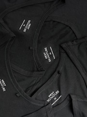 Black 5 Pack Signature Bamboo Vests - Image 7 of 8