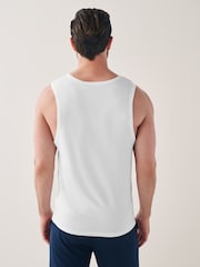 White 5 Pack Signature Bamboo Vests - Image 3 of 8