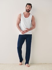 White 5 Pack Signature Bamboo Vests - Image 4 of 8