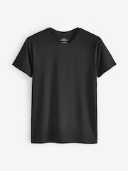 Black 5 Pack Signature Bamboo T-Shirts - Image 2 of 4