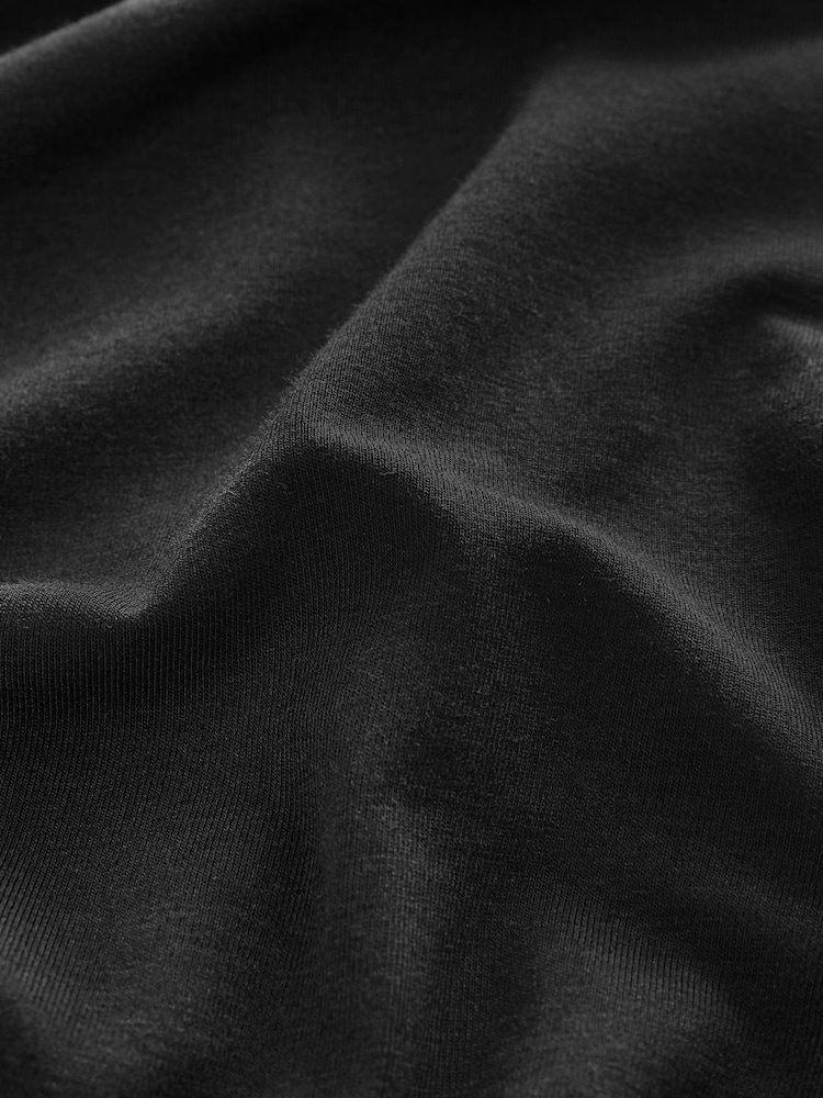 Black 5 Pack Signature Bamboo T-Shirts - Image 4 of 4
