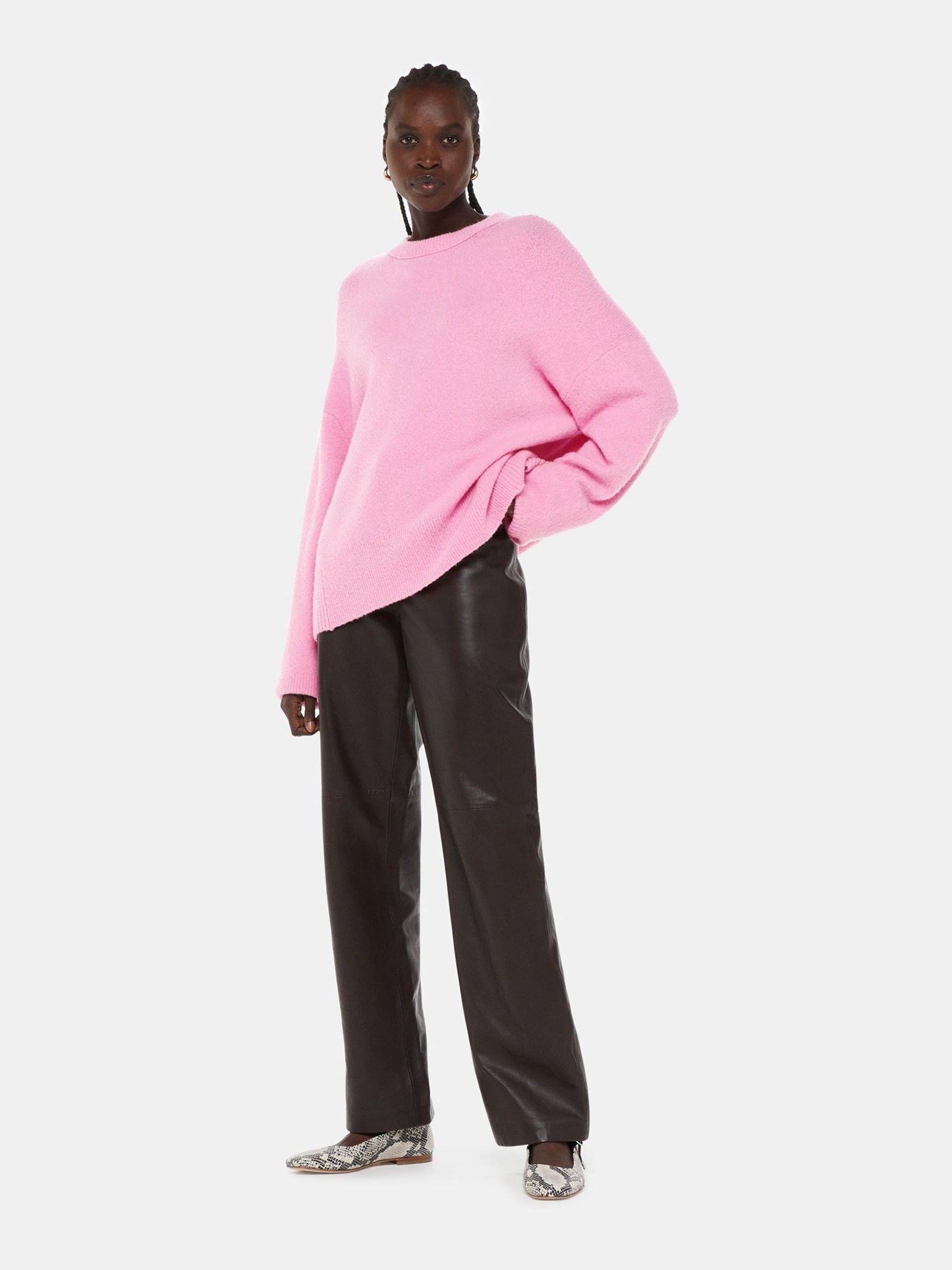 Whistles pink jumper cheap