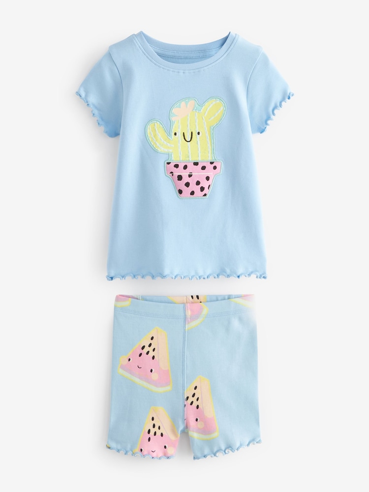 Purple Character Short Pyjamas 3 Pack (9mths-12yrs) - Image 11 of 13