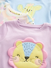 Purple Character Short Pyjamas 3 Pack (9mths-10yrs) - Image 4 of 13