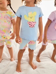 Purple Character Short Pyjamas 3 Pack (9mths-10yrs) - Image 6 of 13