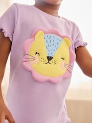 Purple Character Short Pyjamas 3 Pack (9mths-10yrs) - Image 7 of 13