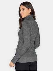 Long Tall Sally Black Roll Neck Jumper - Image 2 of 4