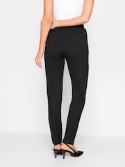 Long Tall Sally Black Tie Waist Ponte Trousers - Image 2 of 4