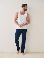 White 2 Pack Signature Bamboo Vests - Image 2 of 8