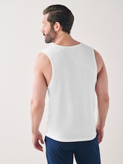 White 2 Pack Signature Bamboo Vests - Image 3 of 8