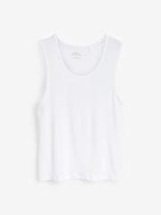 White 2 Pack Signature Bamboo Vests - Image 6 of 8