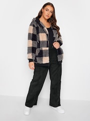 Schwarz - Yours Curve Cargo-Hosen aus Cord - Bild 3 von 4