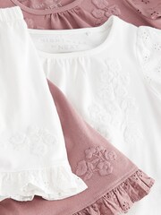 rjava/Cream - 100% Bombažna kratka pižama 2 komplet (9mths-8yrs) - Slika 10 iz 10